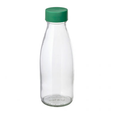 SPARTANSK СПАРТАНСК Бутылка для воды, прозрачное стекло/зеленый, 0.5 l