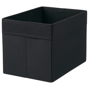 DRÖNA ДРЁНА Коробка, черная,25х35х25 см