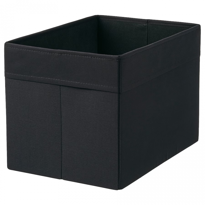 DRÖNA ДРЁНА Коробка, черная, 25x35x25  см