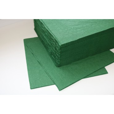 CLEANLINE Салфетки бумажные, 3-х слойные, 50 шт, зеленый