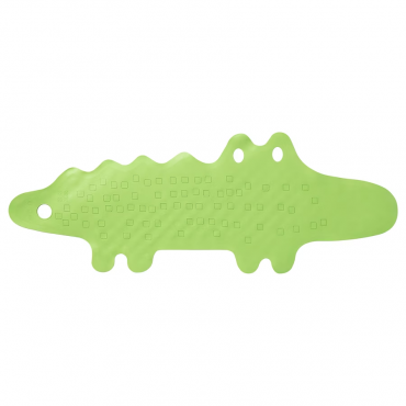 PATRULL ПАТРУЛЬ Коврик для ванной, зеленый крокодил, 33x90 см